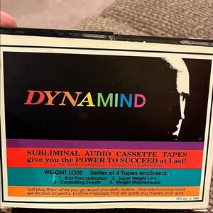 Dynamite Subliminal Weight Loss Audio Cassette Tapes - 4 cassette tapes